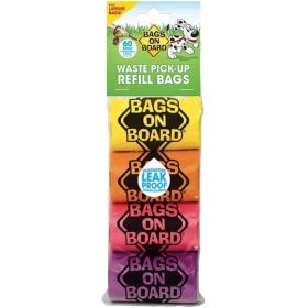 Bags on Board Colored Waste Pick-Up Bags - 60 count