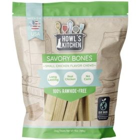 Howls Kitchen Savory Bones Chicken Flavored Chews Small - 13 oz