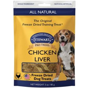 Stewart�Freeze Dried Chicken Liver Treats Resealable Pouch - 3 oz