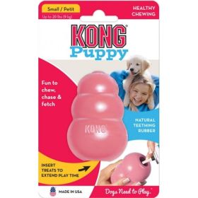KONG Puppy KONG - Small (4.25"L x 1.62"W x 6.5"H)