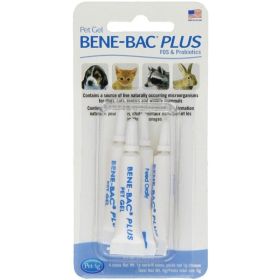 Pet Ag Bene-Bac Plus FOS & Probiotics Pet Gel - 4 Grams (4 x 1 Gram Tubes)