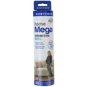 Evercare Mega Cleaning Roller Refill - 50 count