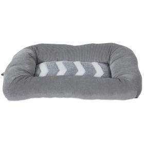 Precision Pet Snoozz ZigZag Mat Pet Bed Gray And White - 17" x 11"