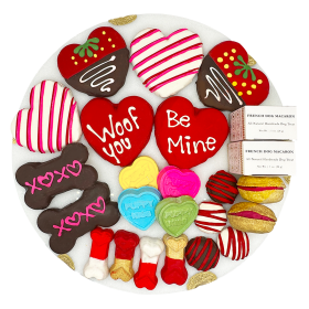 Valentine-Love Themed Dog Treats Gift Box